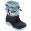 Sněhule MUFLON - 468 Modrá snowboardista - Velikost dětských: 33/34